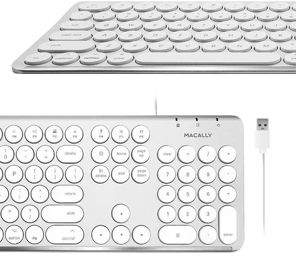 Cool macally btkey wireless bluetooth keyboard for mac